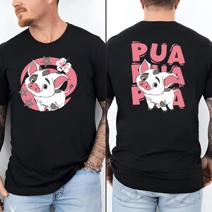 Camiseta de Moana de Disney, camiseta Hei Hei, princesa Disney, camiseta de Moana Pua, camiseta de Maui, camiseta de cumpleaños de Moana, camiseta de vacaciones familiares de Disney imagen 3