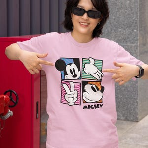 Retro Mickey Mouse Shirt, Vintage Mickey Shirt, Disney Vacation Shirt, Magic Kingdom Shirt, Classic Mickey Tee, Disneyland Mickey Shirt image 7