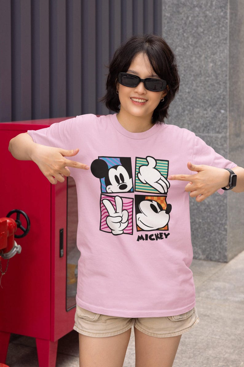 Retro Mickey Mouse Shirt, Vintage Mickey Shirt, Disney Vacation Shirt, Magic Kingdom Shirt, Classic Mickey Tee, Disneyland Mickey Shirt image 7