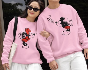 Mickey and Minnie Valentine Shirt, Disney Valentine's Shirt, Disneyland Couple Love Tee, Valentines Day Sweatshirt, Disney Lover Valentines