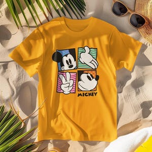 Retro Mickey Mouse Shirt, Vintage Mickey Shirt, Disney Vacation Shirt, Magic Kingdom Shirt, Classic Mickey Tee, Disneyland Mickey Shirt image 5