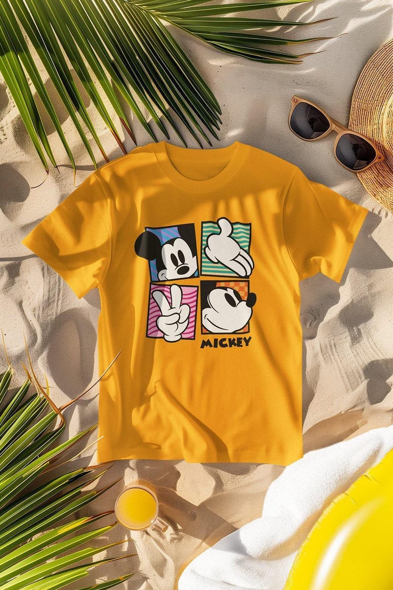 Retro Mickey Mouse Shirt, Vintage Mickey Shirt, Disney Vacation Shirt, Magic Kingdom Shirt, Classic Mickey Tee, Disneyland Mickey Shirt image 5