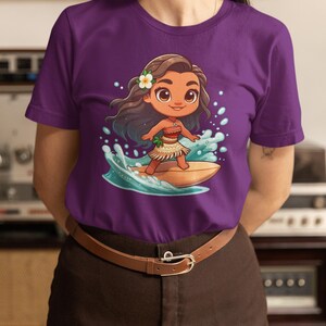 Disney Moana shirt, Moana Family Shirts for Woman, Disney Moana Shirts for Girl, Moana Cute Shirt, Moana T-shirt, Moana Birthday Party image 3