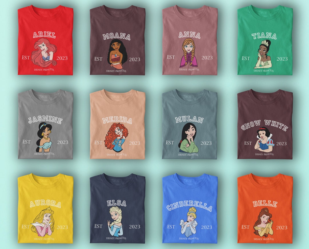 Disney Princess Shirt, Disney Group Shirt, Princess Shirt, Disney ...
