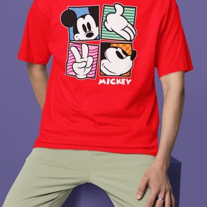 Retro Mickey Mouse Shirt, Vintage Mickey Shirt, Disney Vacation Shirt, Magic Kingdom Shirt, Classic Mickey Tee, Disneyland Mickey Shirt image 8