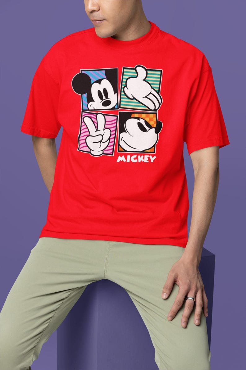 Retro Mickey Mouse Shirt, Vintage Mickey Shirt, Disney Vacation Shirt, Magic Kingdom Shirt, Classic Mickey Tee, Disneyland Mickey Shirt image 8