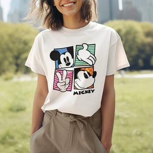 Retro Mickey Mouse Shirt, Vintage Mickey Shirt, Disney Vacation Shirt, Magic Kingdom Shirt, Classic Mickey Tee, Disneyland Mickey Shirt image 2