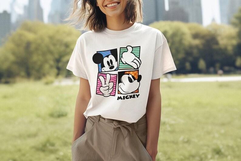 Retro Mickey Mouse Shirt, Vintage Mickey Shirt, Disney Vacation Shirt, Magic Kingdom Shirt, Classic Mickey Tee, Disneyland Mickey Shirt image 2