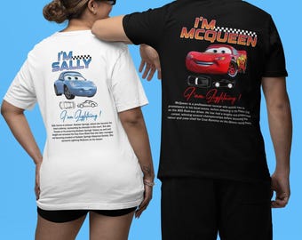 Cars Matching Shirt, Mcqueen and Sally Couple T-shirt, Im Lightning Sally Cars Shirt,  Cars Tee, Disney Couple Shirt, Lightning