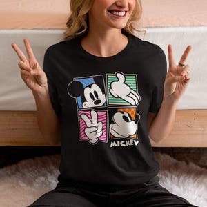 Retro Mickey Mouse Shirt, Vintage Mickey Shirt, Disney Vacation Shirt, Magic Kingdom Shirt, Classic Mickey Tee, Disneyland Mickey Shirt image 1