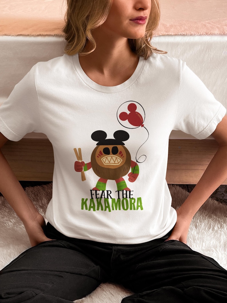 Moana Kakamora Shirt, Disney Fear The Kakamora Shirt, Kakamora Wear Mickey Ears with Balloon Shirt, Disneyland Family Trip, Moana Princess image 1