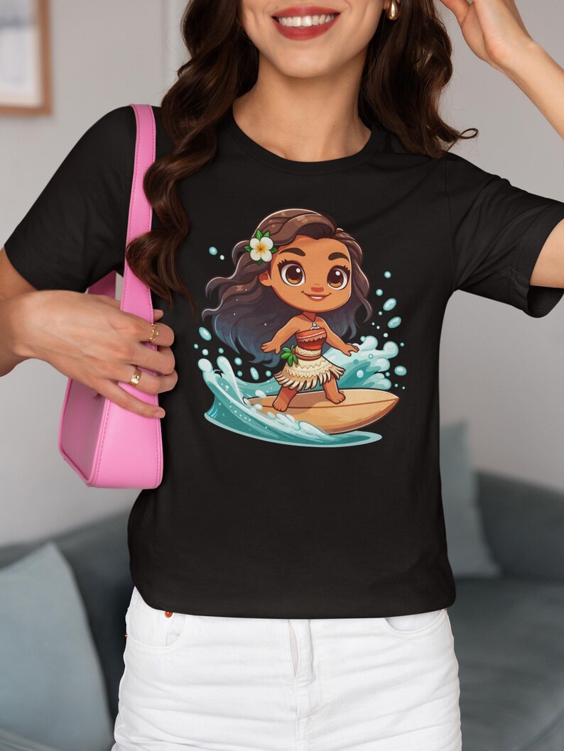 Disney Moana shirt, Moana Family Shirts for Woman, Disney Moana Shirts for Girl, Moana Cute Shirt, Moana T-shirt, Moana Birthday Party image 4