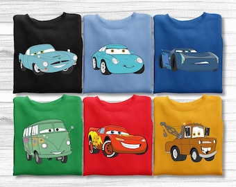Disney Cars Shirt, Cars Group Shirt, Disney Family Matching  Vacation, Disney Cars Shirt, Disney Birthday Crew, McQueen Cars Pixar Shirt