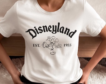 Vintage Disneyland Shirt, Retro Disneyland Shirt, Mickey Minnie Shirt, Magical Castle Shirt, Disney Vacation Shirt, Disneyland 1955 Shirt