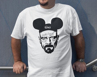 Camiseta de Walter White Disney, camiseta Disney para papá, camiseta divertida de Disney, camiseta Mickey para papá, camiseta Walt Disney para hombre, camiseta Walt Disney