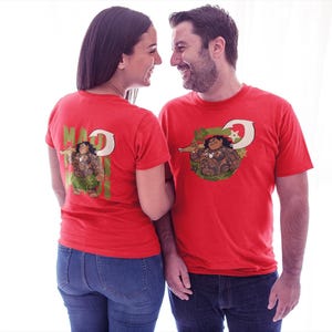 Camiseta de Moana de Disney, camiseta Hei Hei, princesa Disney, camiseta de Moana Pua, camiseta de Maui, camiseta de cumpleaños de Moana, camiseta de vacaciones familiares de Disney imagen 9