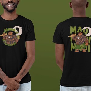 Camiseta de Moana de Disney, camiseta Hei Hei, princesa Disney, camiseta de Moana Pua, camiseta de Maui, camiseta de cumpleaños de Moana, camiseta de vacaciones familiares de Disney imagen 4