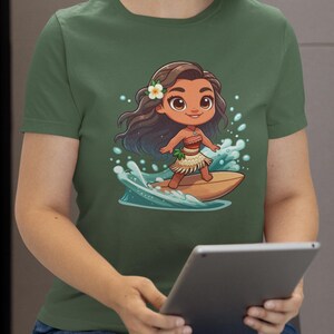Disney Moana shirt, Moana Family Shirts for Woman, Disney Moana Shirts for Girl, Moana Cute Shirt, Moana T-shirt, Moana Birthday Party image 7
