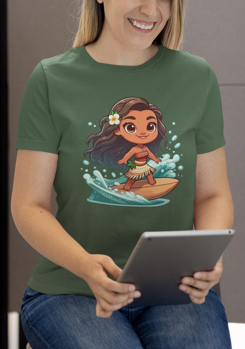 Disney Moana shirt, Moana Family Shirts for Woman, Disney Moana Shirts for Girl, Moana Cute Shirt, Moana T-shirt, Moana Birthday Party image 7