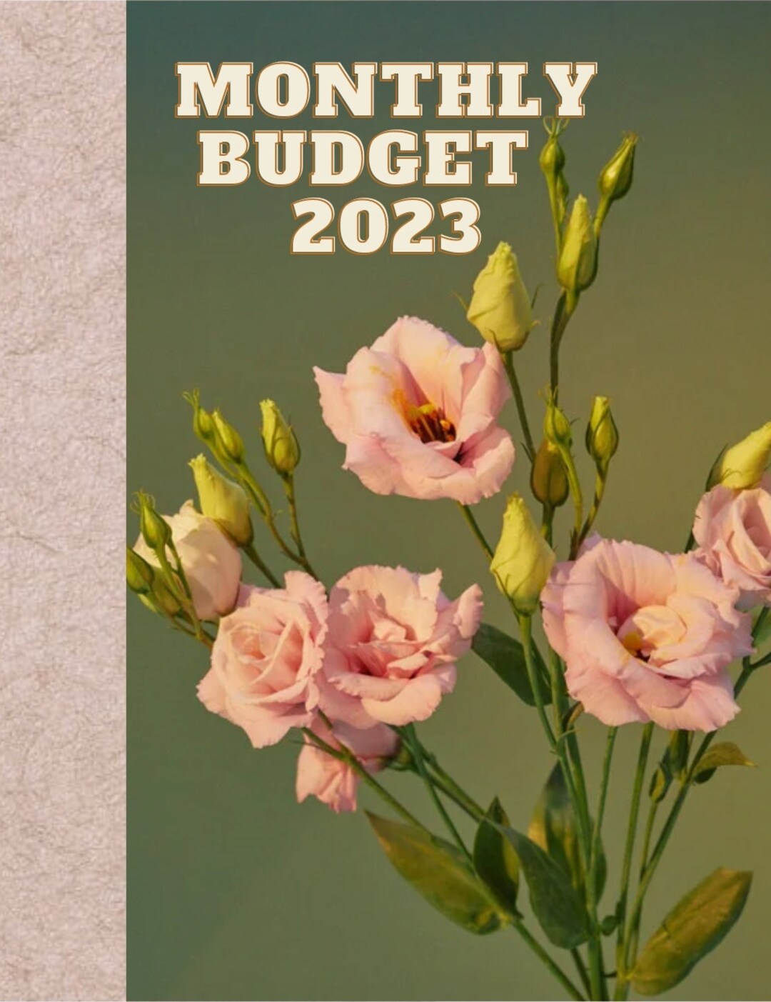 Flower Budgeting Etsy
