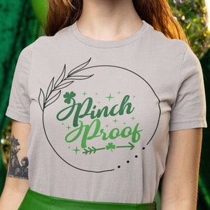 St. Patrick's Day Playfull,Funny Pinch Proof Design Unisex Softstyle T-Shirt