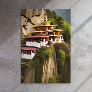Bhutan&#39;s Treasured Paro Taktsang temple Canvas Print