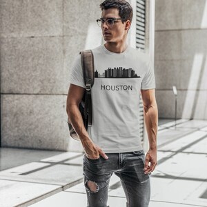 HOUSTON T-Shirt | Geschenke | Männer | Frauen | Reise | Reisende | Houston Skyline