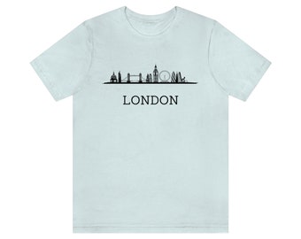 London Eye UK England Souvenir Geschenk Herren Damen T-Shirts Tee