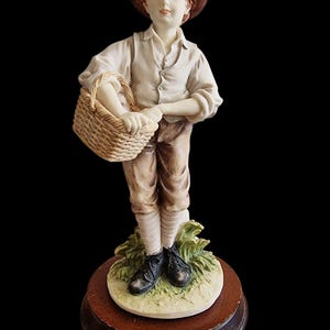 Vintage The Leonardo Collection “Gathering Fruit” Figurine Decorative Ornament