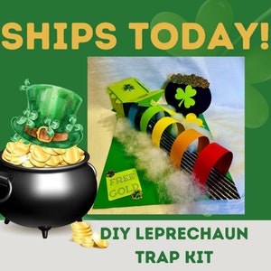 Kit de trampa para duendes casero / Hazlo tú mismo / Día de San Patricio / Día de San Patricio / Trampa / Hazlo tú mismo / Niños / Primaria / Escuela