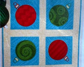 Weihnachts Ornament Wandbehang Quilt Kit: Urlaub Nähen Projekt