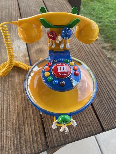 Vintage M&M Candy Phone - Fully Functional Collector's Item