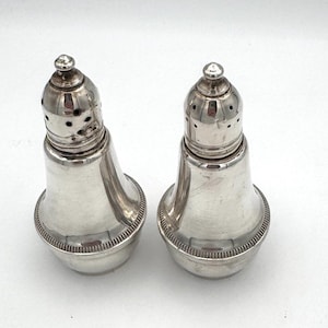 Sterling Weighted Salt and Pepper Shaker Set