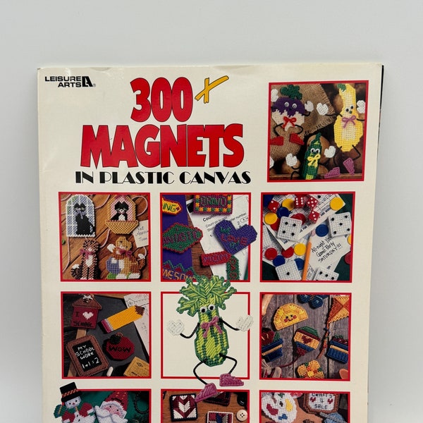 300+ Plastic Canvas Small Art for Magnets Etc