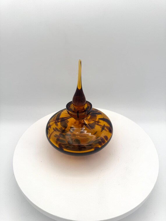 Perfume Bottle with Tortoise Shell Pattern Taiwan… - image 4