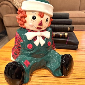 Raggedy Andy Cookie Jar - Etsy