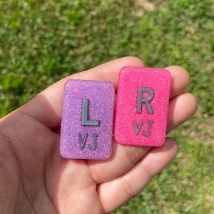 Xray Markers Glitter, Colorful Xray markers, X-Ray Markers with Initials, Rad Tech Student Markers Numbers, Cheap Radiology X ray Markers