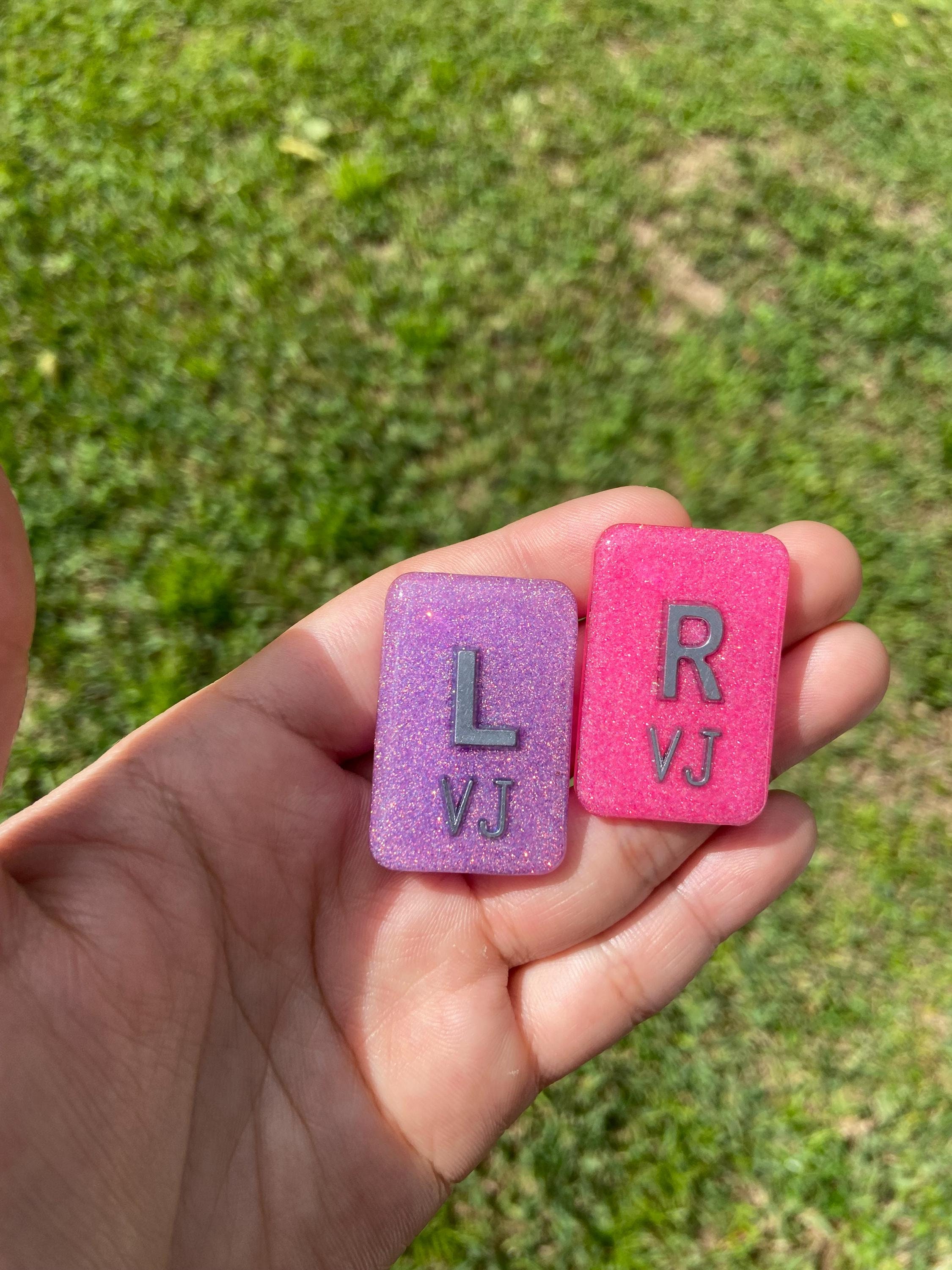 Xray Markers Glitter, Colorful Xray markers, X-Ray Markers with Initials, Rad Tech Student Markers Numbers, Cheap Radiology X ray Markers