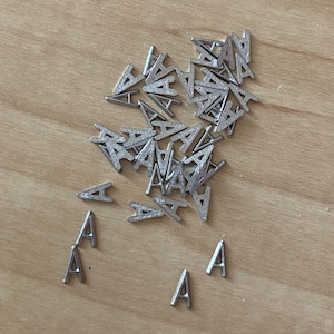 Letras de plomo a granel para marcadores de rayos X (paquete de 10) Letras pequeñas para marcadores de rayos X: letras de plomo de 1/4" para hacer marcadores;