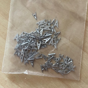 Letras de chumbo de raio-X 1/4” Vendidas em pacote de 100 Misture e combine marcadores de raio-X DIY Letras de chumbo Marcadores de raio-X Venda de letras de chumbo baratas a granel