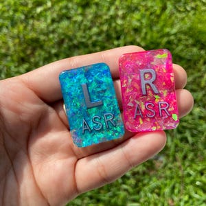 Holographic Glitter X Ray Markers ! XRay Marker Set for Students, Rad Tech Markers X-ray with Initials or Numbers, Lead Letter on Sale
