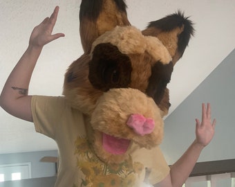 Canine Fursuit Head
