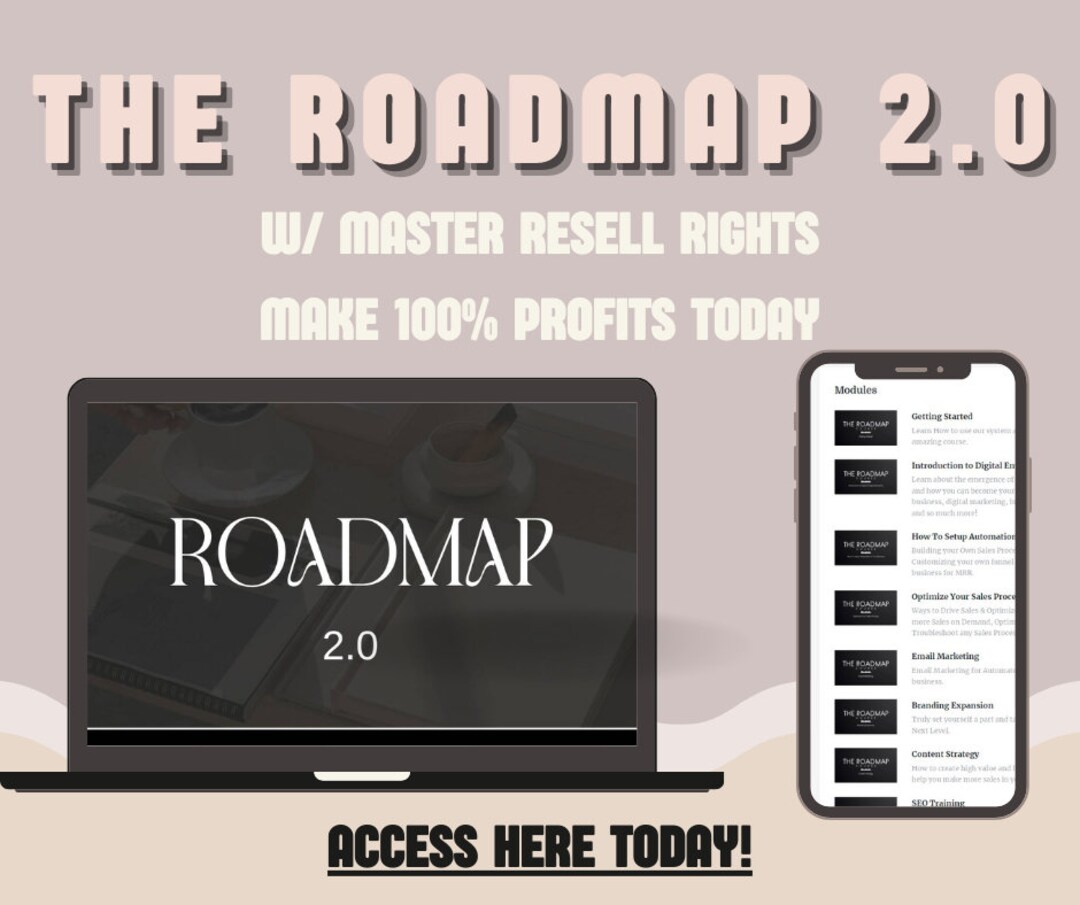 Digital Marketing Roadmap to Riches 3.0 With Master Resell Rights ...