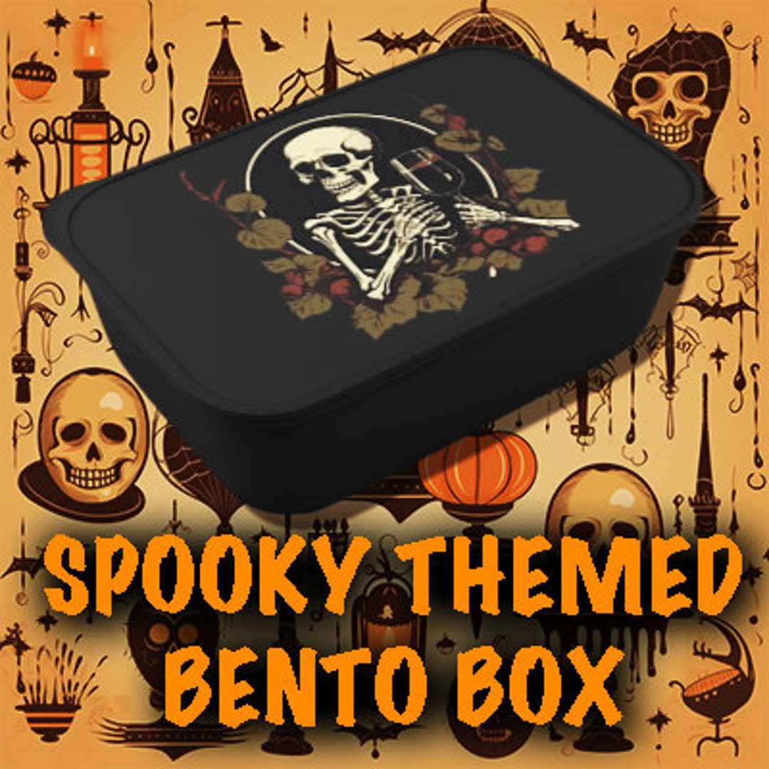 Halloween Bento Box Spooky Season Fall Japanese Lunch Box Etsy
