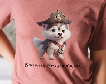 Siberian Husky Dog Shirt, Cute Dog Shirt, Dog Owner Gifts, Love My Dog Shirt, Pet Lover Shirt, Dog Shirt for Mom, Dog Dad Shirt