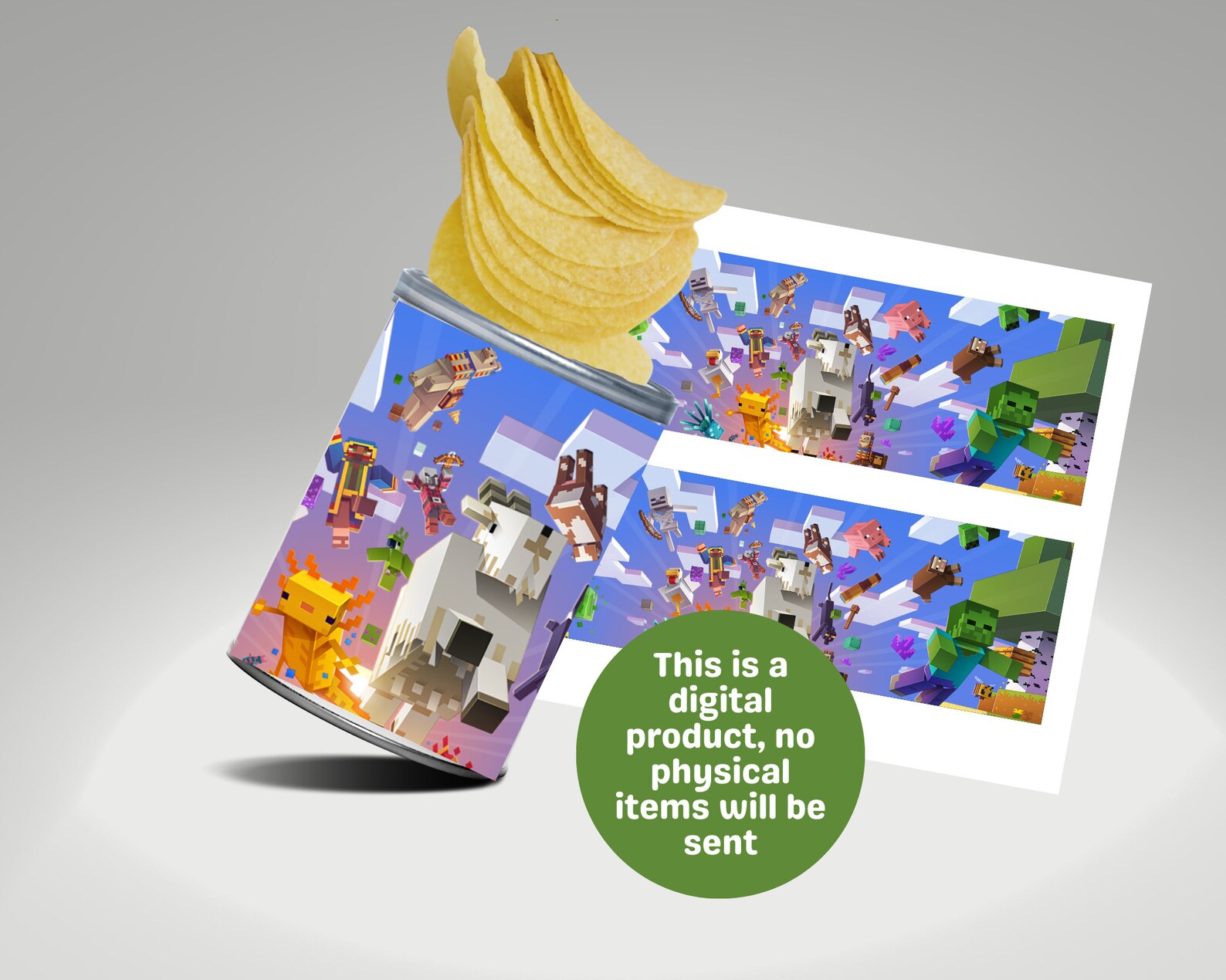 Minecrafter Party Snacks Printable Bundle