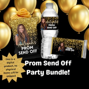 Custom Prom Send Off Treats: Party Bundle (PDF Templates)