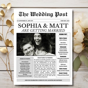 Giornale di matrimonio personalizzato, Giornale di matrimonio, Programma temporale dei dettagli del matrimonio, Storia di matrimonio personalizzata, Modello Canva