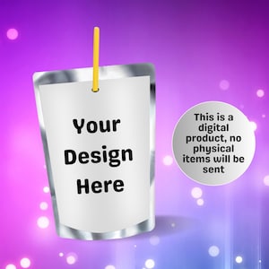 Custom Juice Pouch Label, Personalized Party Favor, Any Event, Any Theme