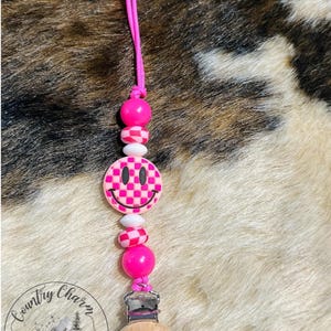 Pacifier Clip Personalized|Custom Paci Holder|Binky Clip|Baby Gift| Baby|Baby Shower Gift|Newborn Wooden Clip| Western pacifier holder|